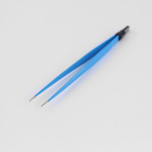 20cm Straight BiPolar Electrosurgical Forceps with 1mm Tip