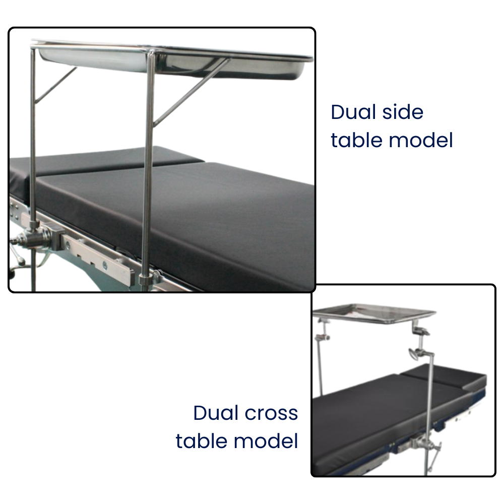 Mayo - Waste Tray - Stainless Surgical Table Attachment