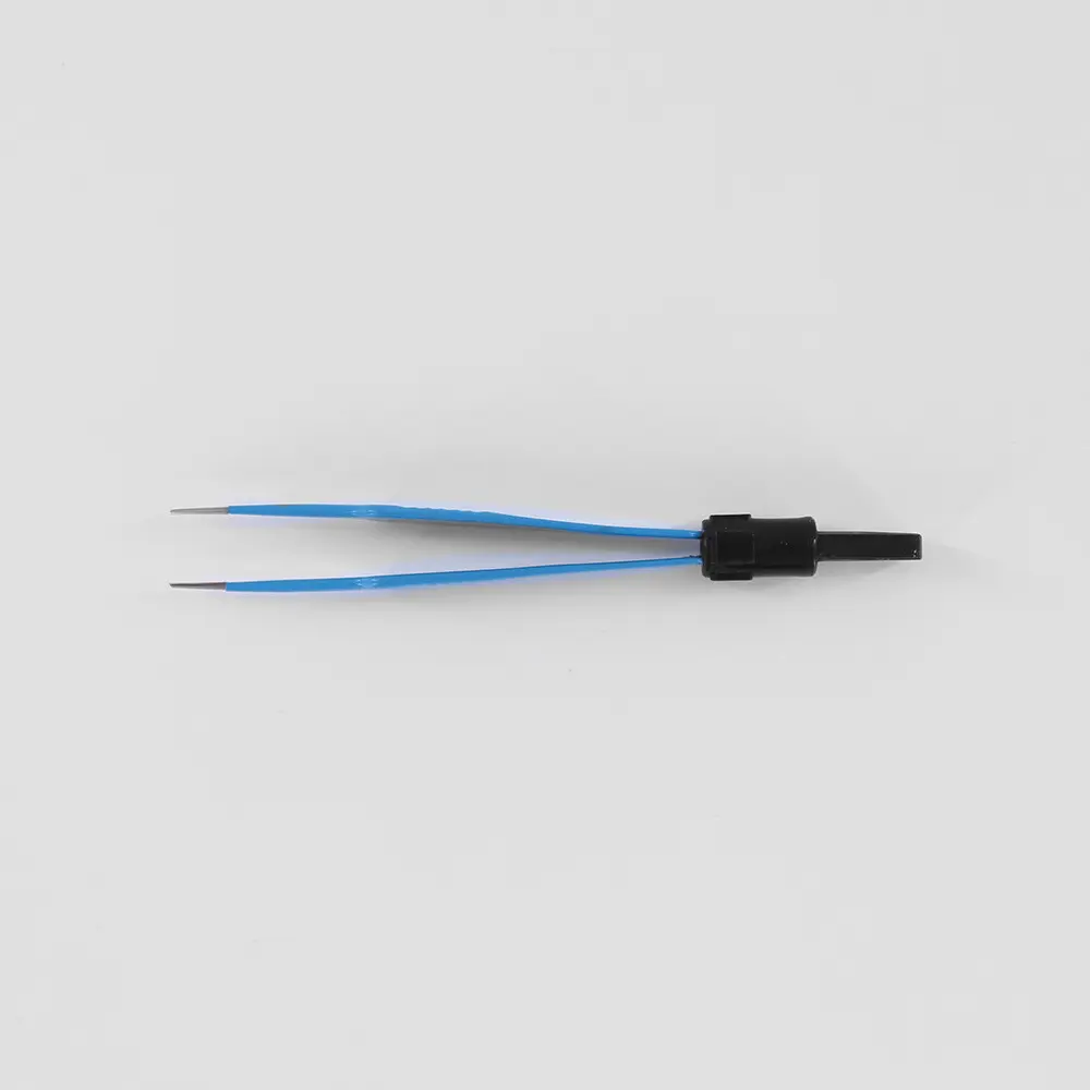 ESU Reusable 11.5cm Straight Bipolar Forceps - .5mm Tip