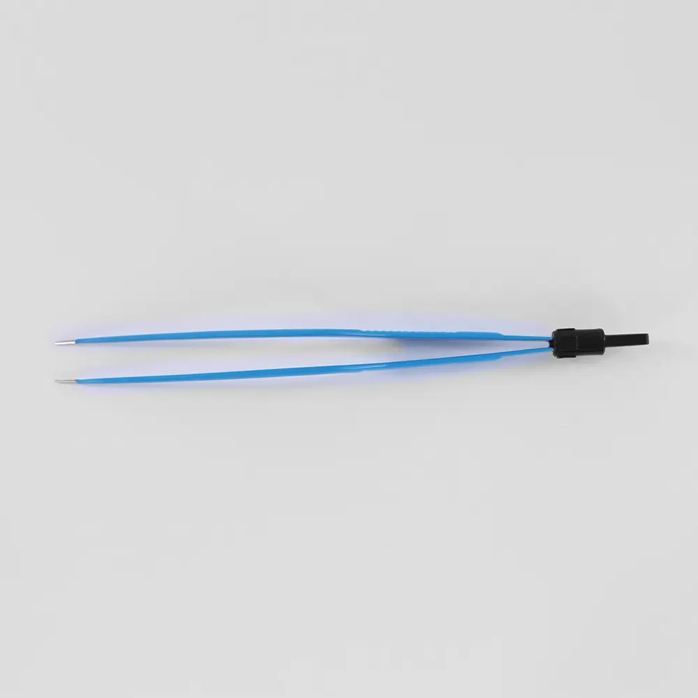 ESU Reusable 20cm Angled Bipolar Forceps 1mm Tip