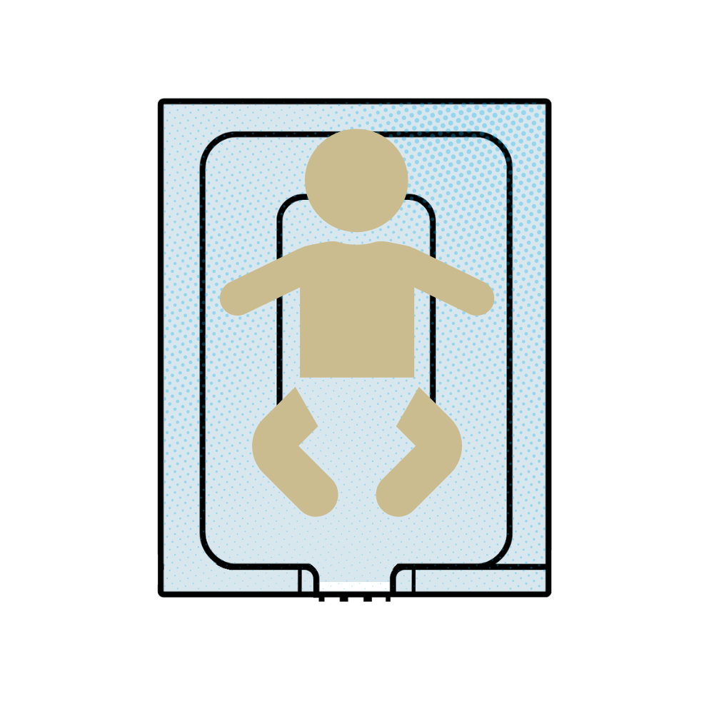 IOB Forced Air Pediatric Underbody Patient Warming Blanket