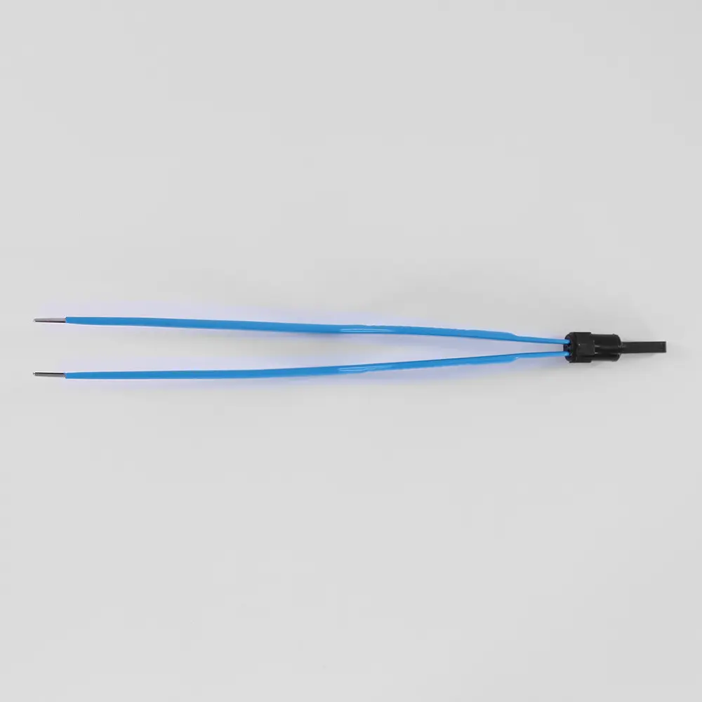 ESU Reusable 20cm Angled Bipolar Forceps with 2mm Tip