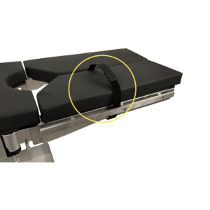 Foot and leg surgical table restraint strap
