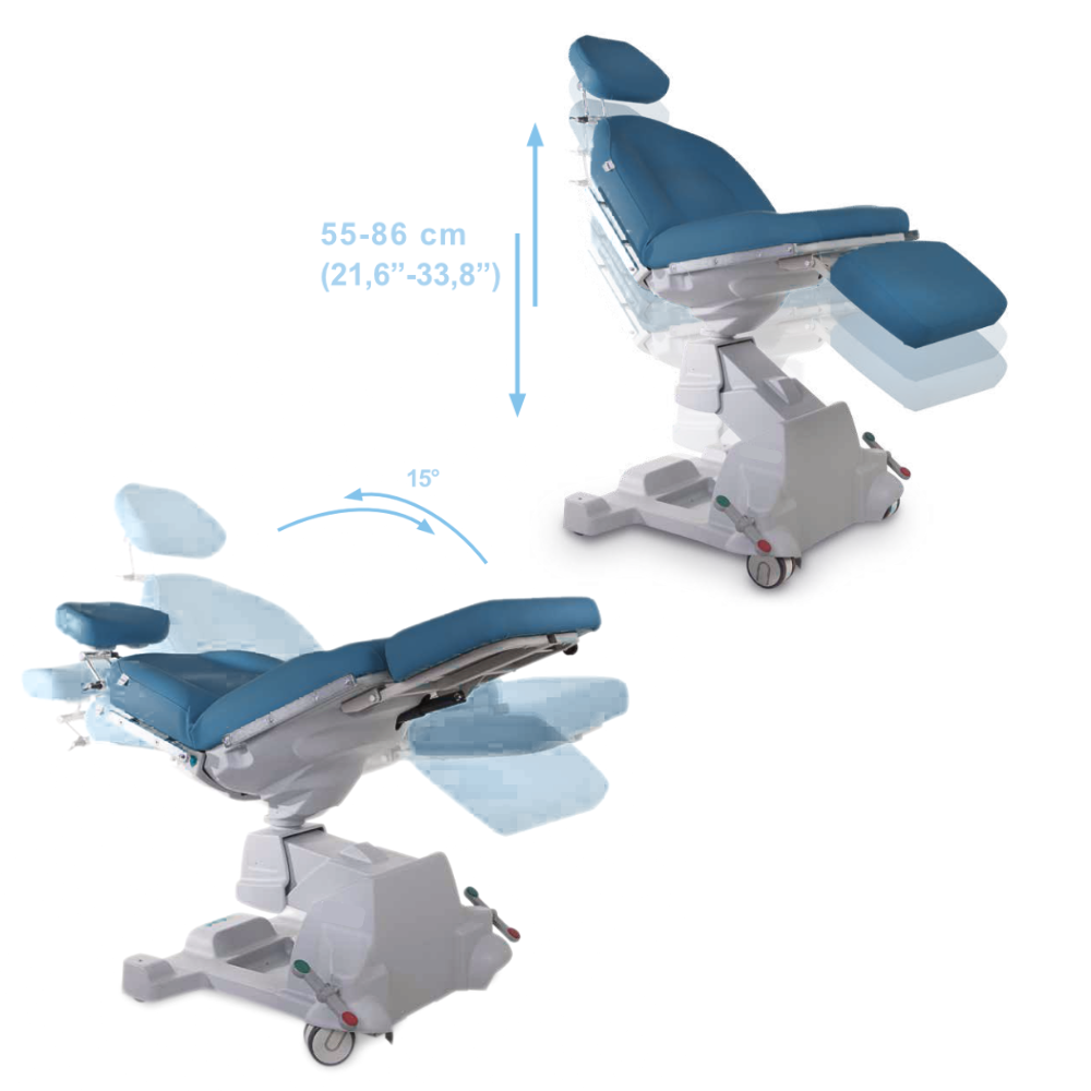 Lemi Monza Move - Mobile Power Procedure Chair