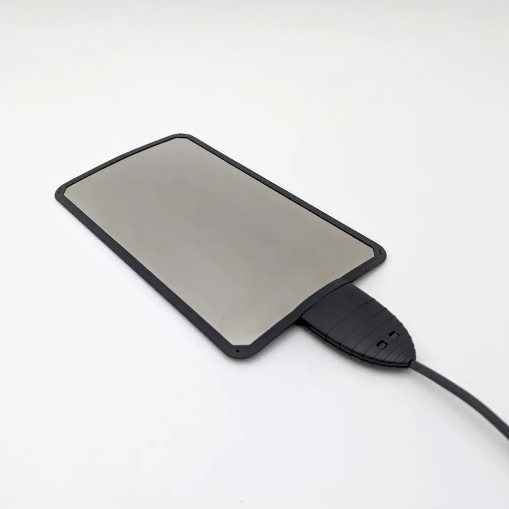 Reusable Flexible Steel Plate Neutral Electrode with Cable for Electrosurgical Generator