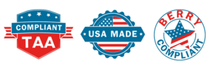 BERRY Compliant, TAA Compliant, USA Made
