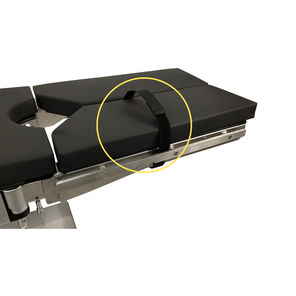 Foot and leg surgical table restraint strap